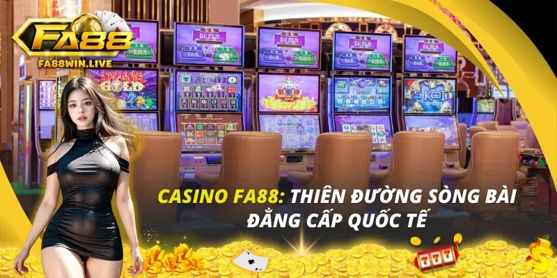 Biểu tượng các trò chơi đa dạng tại FA88 như thể thao, casino, slot.